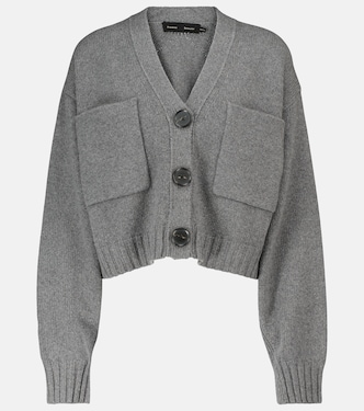 Cashmere-blend cropped cardigan | Proenza Schouler