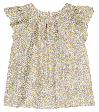 Baby - Abito in cotone con stampa floreale | Bonpoint