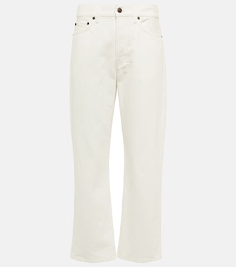 Lesley mid-rise straight jeans | The Row