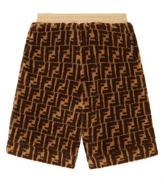Shorts FF de forro polar | Fendi Kids