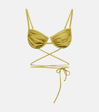 Top de bikini Cherry fruncido | Bananhot