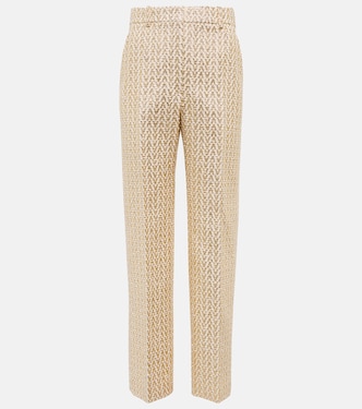 Optical Valentino boucle pants | Valentino