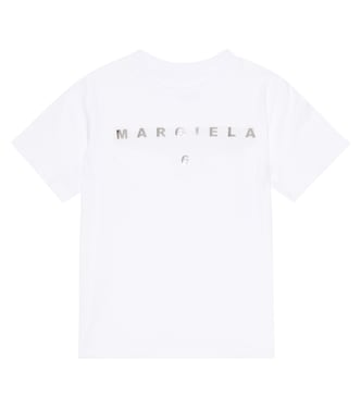 Logo cotton jersey T-shirt | MM6 Maison Margiela Kids