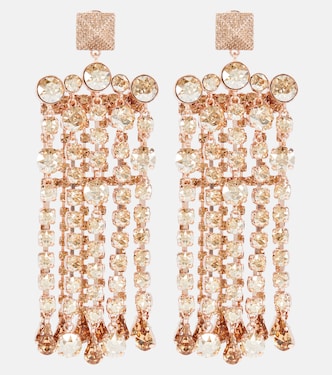 Orecchini pendenti Rockstud con cristalli | Valentino