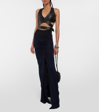 Gonna lunga in jersey stretch | Alaïa