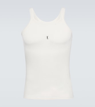 Top aus Baumwoll-Jersey | Saint Laurent