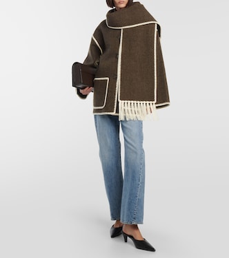 Giacca in misto lana con sciarpa | Toteme