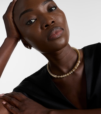 Collana Versus in oro 14kt con diamanti | Rainbow K