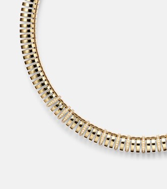 Collier Versus en or 14 ct et diamants | Rainbow K
