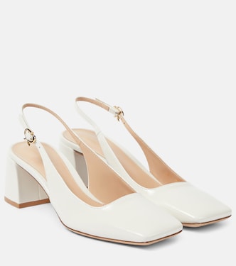 Slingback-Pumps Freeda 55 aus Leder | Gianvito Rossi