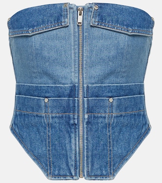 Top corsé Workwear de denim | Dion Lee