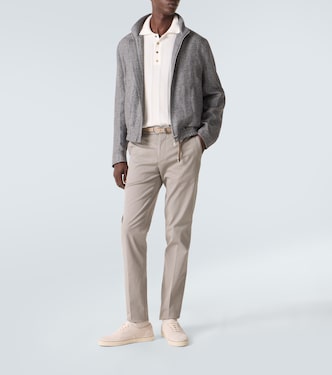 Cotton polo sweater | Brunello Cucinelli