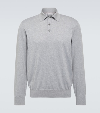 Polopullover aus Baumwolle | Brunello Cucinelli