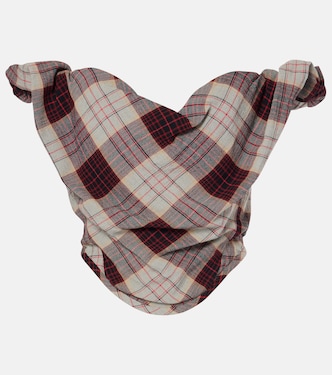 Sunday checked draped corset | Vivienne Westwood