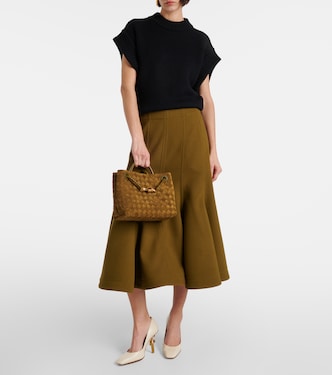 Top in maglia di lana a coste | Bottega Veneta