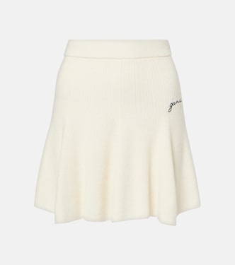 Wool and cashmere miniskirt | Ganni