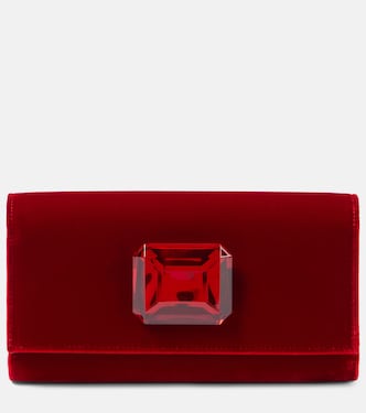 Clutch Jaipur Mini in velluto | Gianvito Rossi