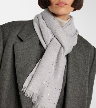Sciarpa in cashmere e seta | Brunello Cucinelli