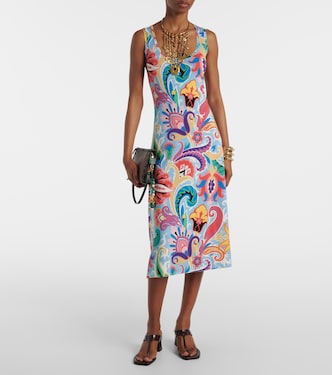 Midikleid aus einem Seidengemisch | Etro