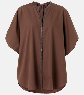 Monili cotton top | Brunello Cucinelli