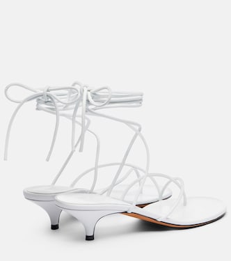 Slash Tie 40 leather sandals | Proenza Schouler