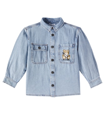 Teddy Bear denim shirt | Moschino Kids