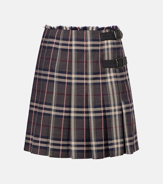 Minirock aus Wolle | Burberry