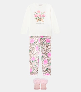 Bedrucktes Top aus Jersey | Monnalisa