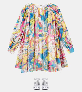 Printed georgette dress | Stella McCartney Kids