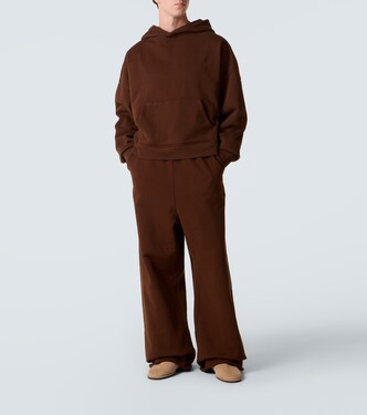 Cotton wide-leg sweatpants | Entire Studios