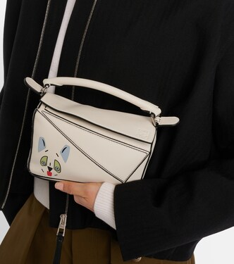 x Louis Wain Futurist Cat Puzzle tote bag | Loewe