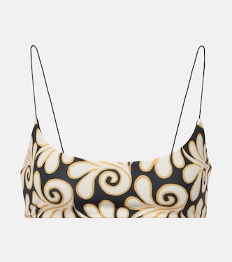 Isla printed bikini top | Cala de la Cruz
