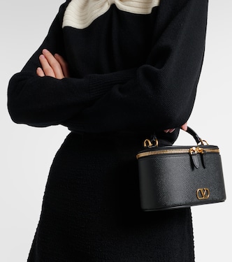 Bolso neceser Mini de piel con VLogo | Valentino Garavani