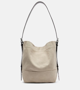 Bolso Small de lona con piel | Lemaire