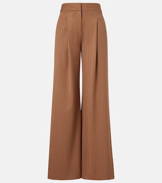 Rimini pinstripe wide-leg pants | Veronica Beard