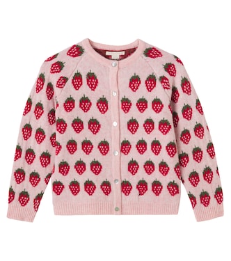 Belou intarsia wool-blend cardigan | Konges Sløjd