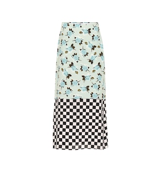 Falda midi Vaughan de crepé | Erdem