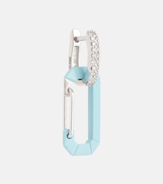Chiara Small 18kt gold single earring with diamonds | Eéra