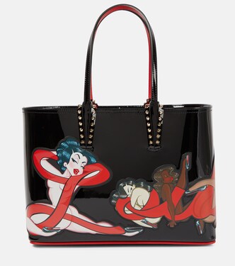 x Doctor Bored Cabata tote de charol | Christian Louboutin