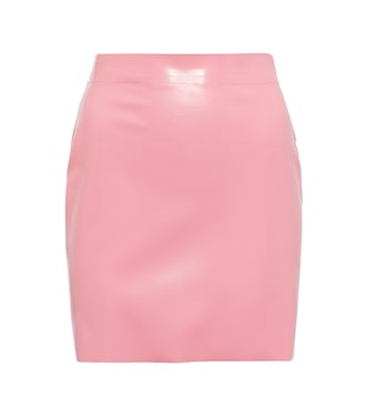 Latex miniskirt | Versace