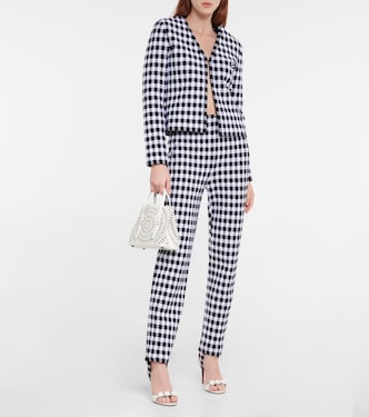 Pantaloni a vita alta con staffe | Alaïa