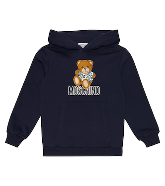 Printed cotton hoodie | Moschino Kids