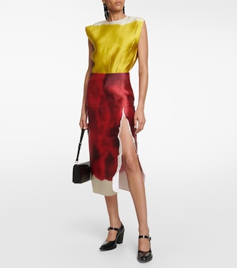Top aus einem Seidengemisch | Prada