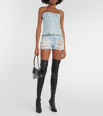 Top bustier en jean | Dion Lee