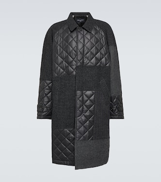 Abrigo acolchado de lana | Comme des Garçons Homme