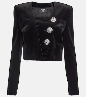 Verzierter Blazer aus Samt | Balmain