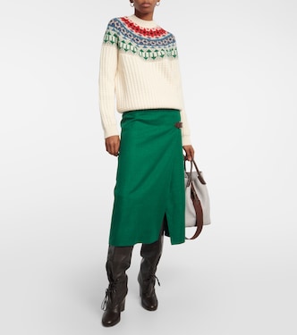 Pull intarsia en cachemire | Loro Piana