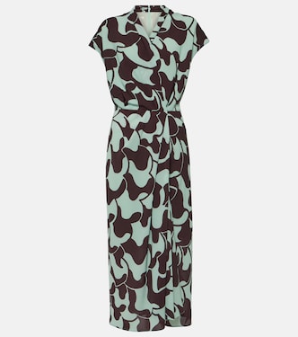 Robe midi en crêpe | Dries Van Noten