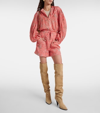 Shorts Ceyane in cotone e seta | Isabel Marant