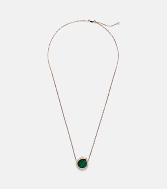 Collier Antifer en or rose 18 ct, malachite et diamants | Repossi